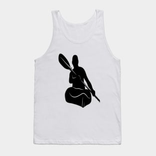 Touring Kayaking Black Tank Top